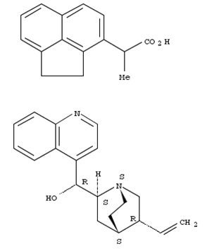 Cinchonan-9-ol, (8α,9R)-, mono(1,2-dihydro-α-methyl-3-acenaphthyleneacetate) (salt) (9CI)